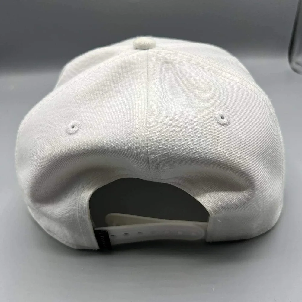 Air Jordan Hat Men White Cement Elephant Gold Metal Jumpman Snap Back Cap‎